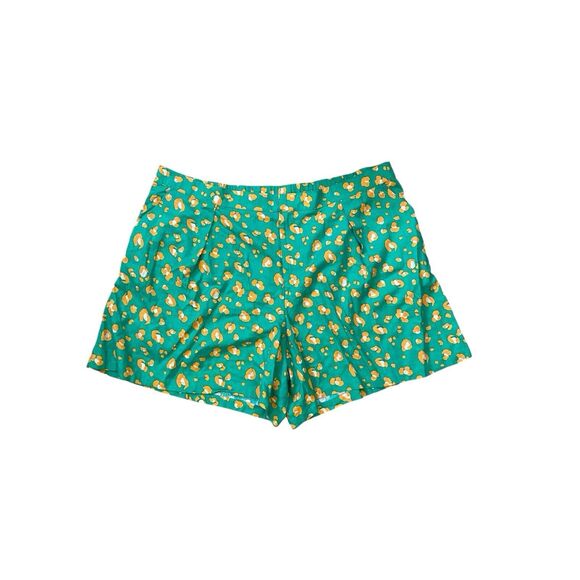 Tabitha Brown Target Shorts 3X Leopard Animal Print High Rise Pleat Linen 554 - Picture 1 of 9